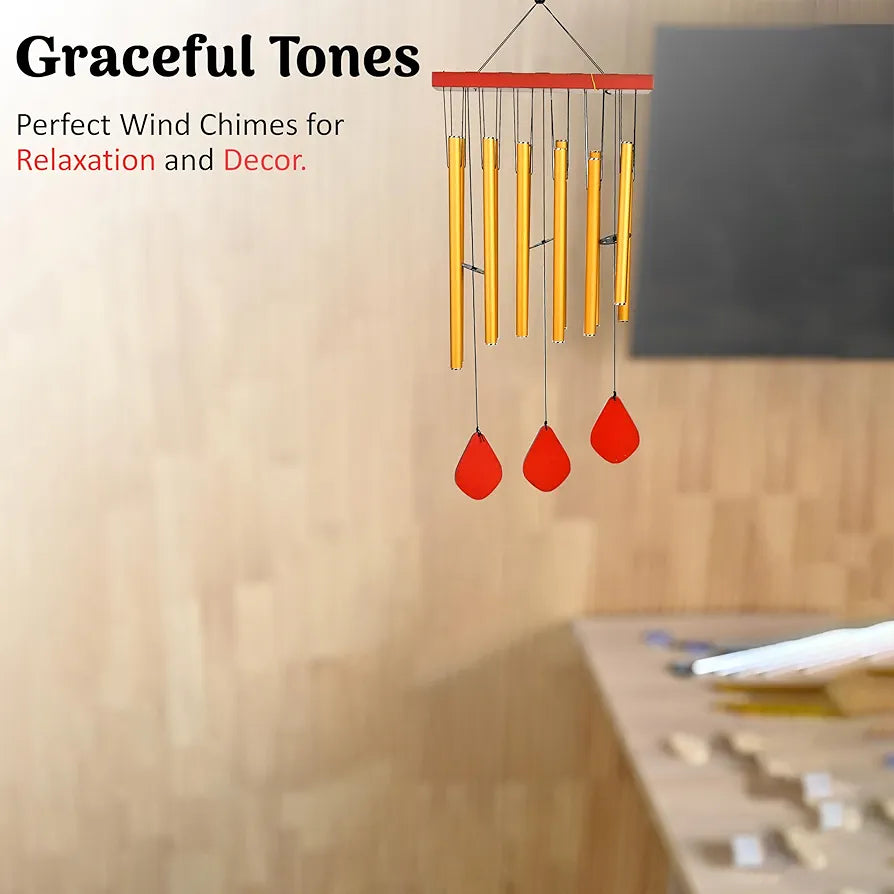 Blissful Golden Wind Chimes  Wind Chime -026