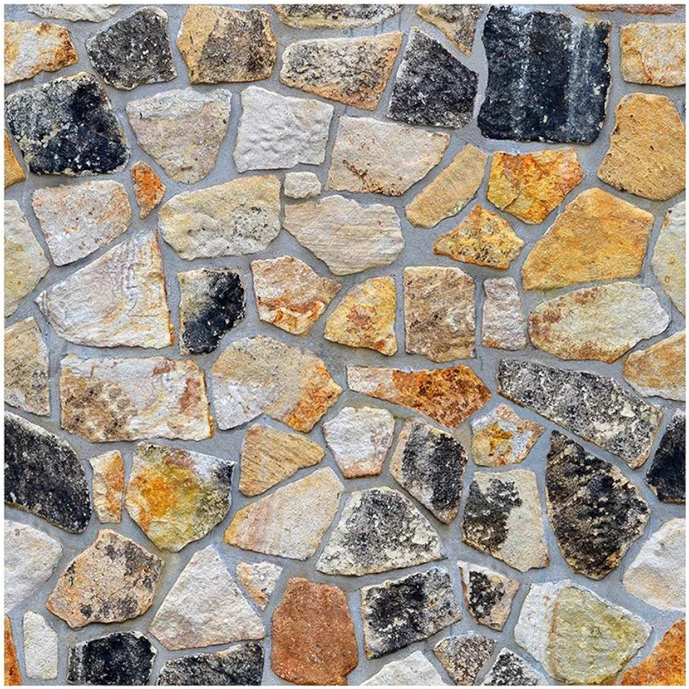 Jaamso Royals New 3d Effect Stone Peel and Stick Self Adhesive Wallpaper Wall Sticker Wallpaper 6