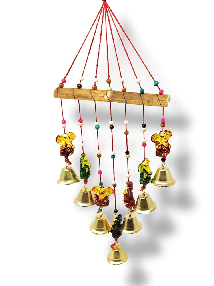 Handcrafted Rajasthani Ganesha Wind Chime