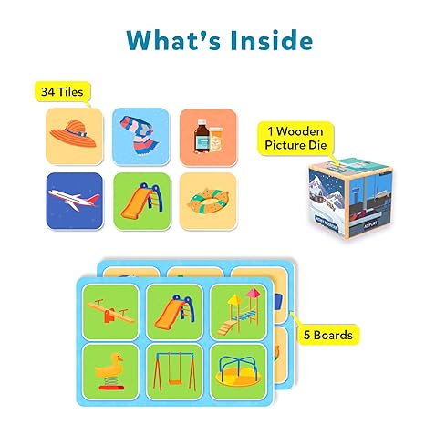 Skillmatics Board Game Memory Match Where Things Belong Fun & Fast Memory Game for Kids