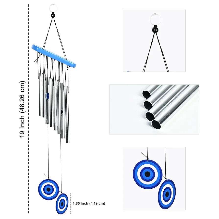 Wind Chimes for Home and Balcony Silver Wind Chime -007