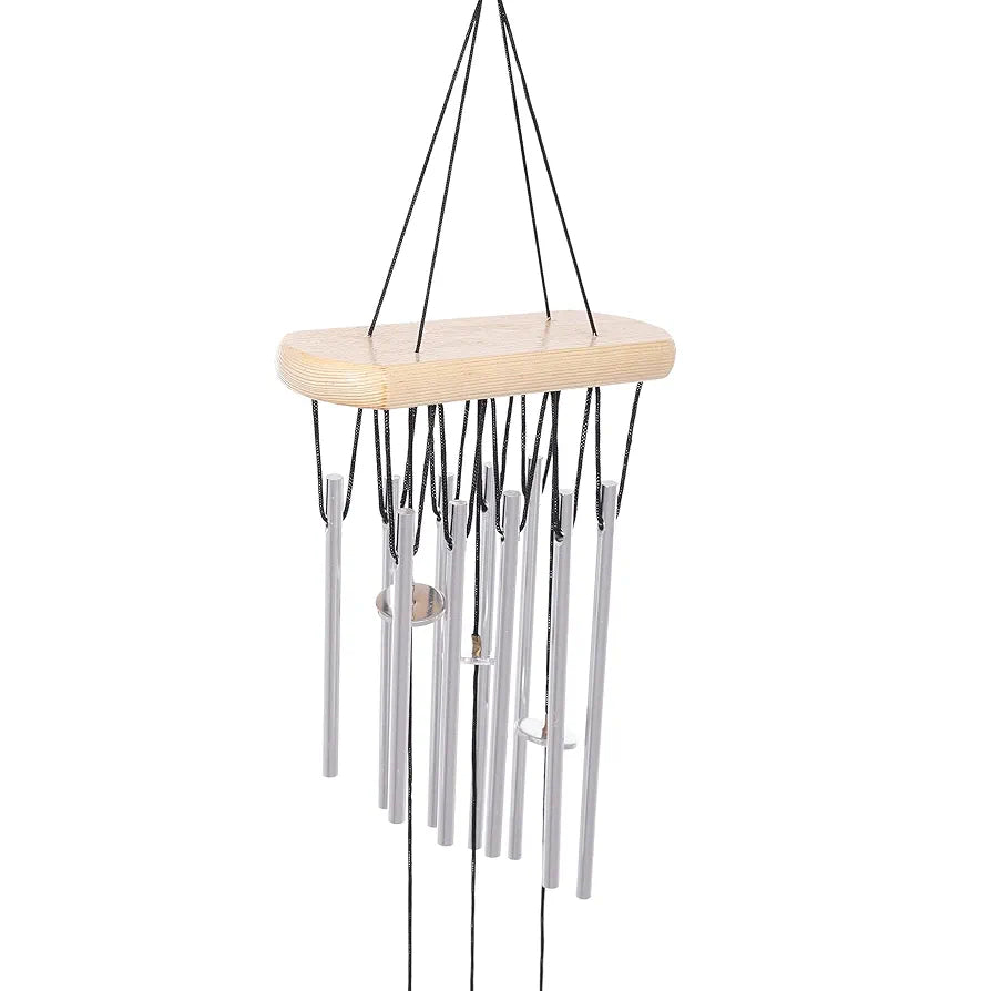sculpmart Wind Chimes for Home Positive Energy - Hanging Bells 12-Pipe