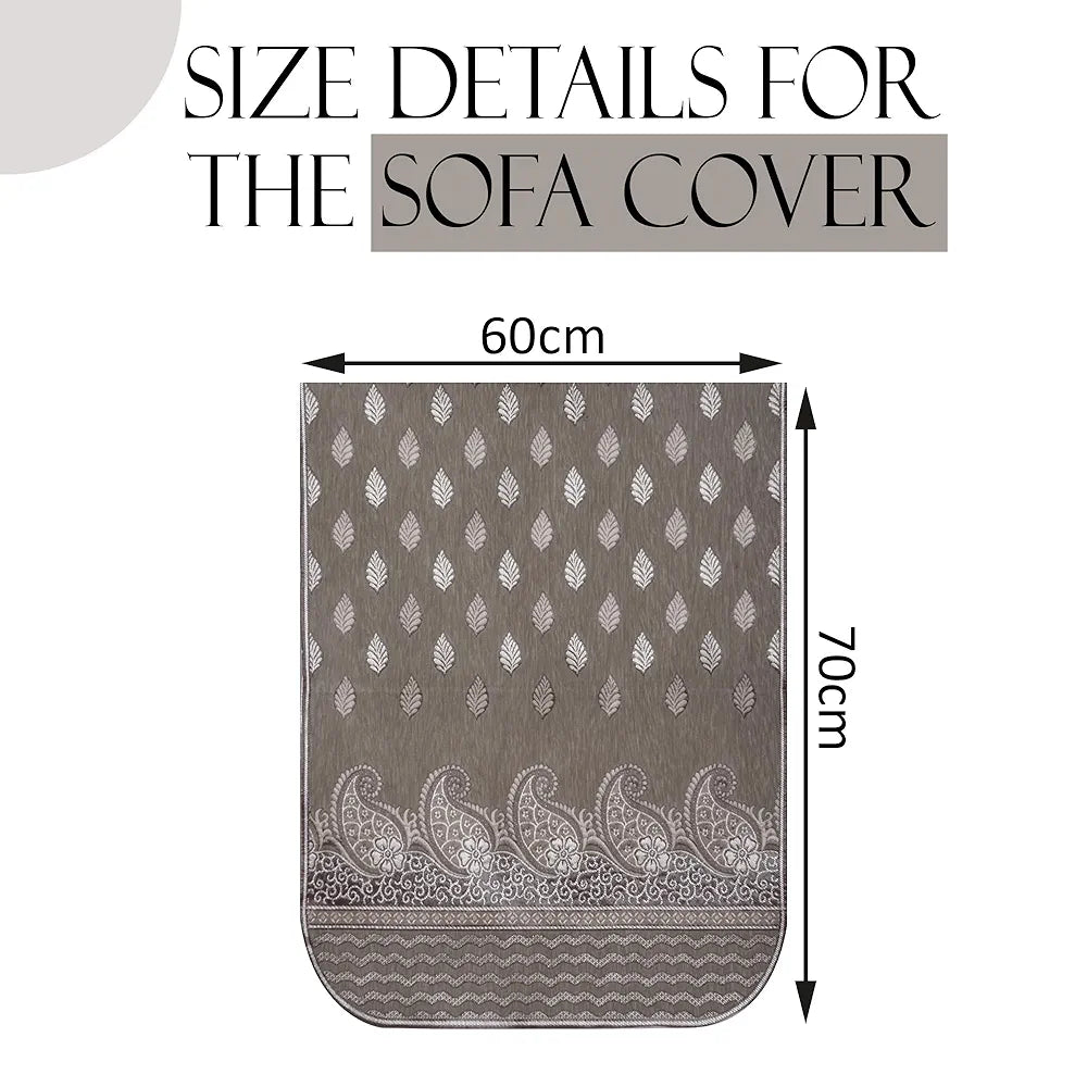 Kuber Industries Set of 4 Durable 2 Seater Sofa Covers Carry Vento Mousse