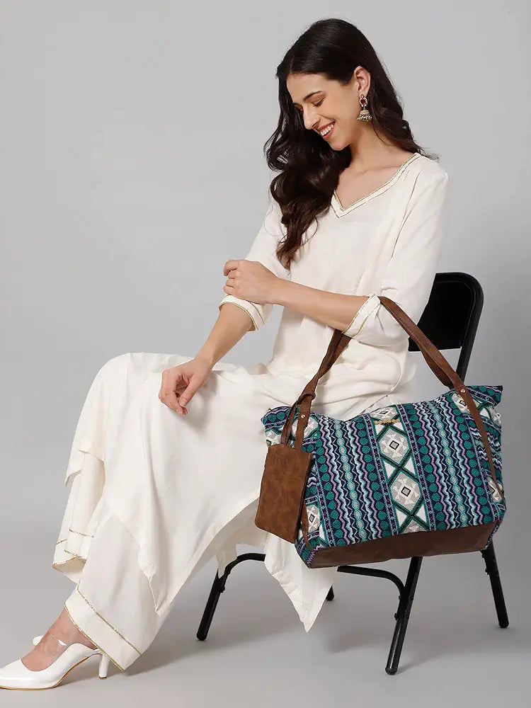 Astrid Women Tote Bag Blue