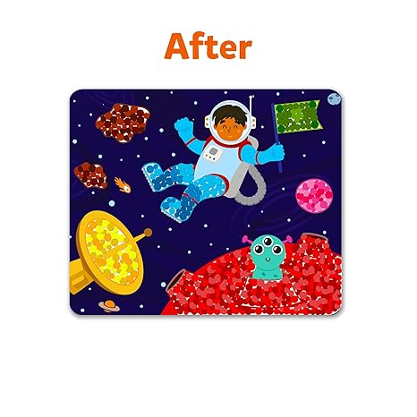 Skillmatics Art Activity Dot It Space No Mess Sticker Art for Kids Craft Kits Diy Activity