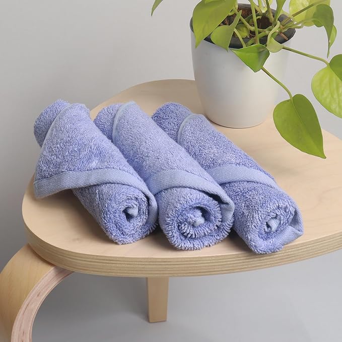 Heelium  Bamboo Face Towel Ultra Absorbent & Odour-Free 3X Softer Than Cotton Towels