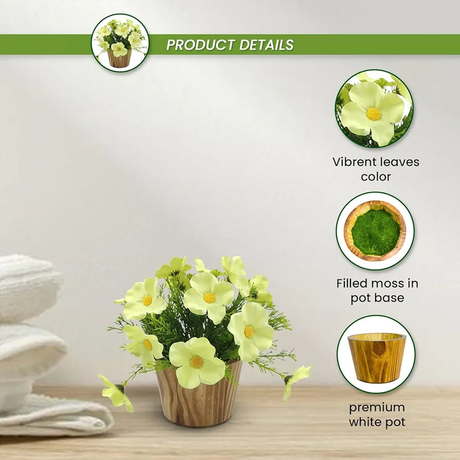 Artificial Flower in Grass with Pot Artificial Flora -8420