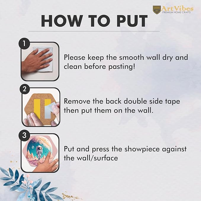 Artvibes Decorative Wooden Wall Hanging Decoration for Home | Quotes Decor Item | Pack of 13 Pieces