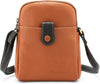 Leather Small Sling Cross-Body Bag For Girls And Women's | Tan Colour