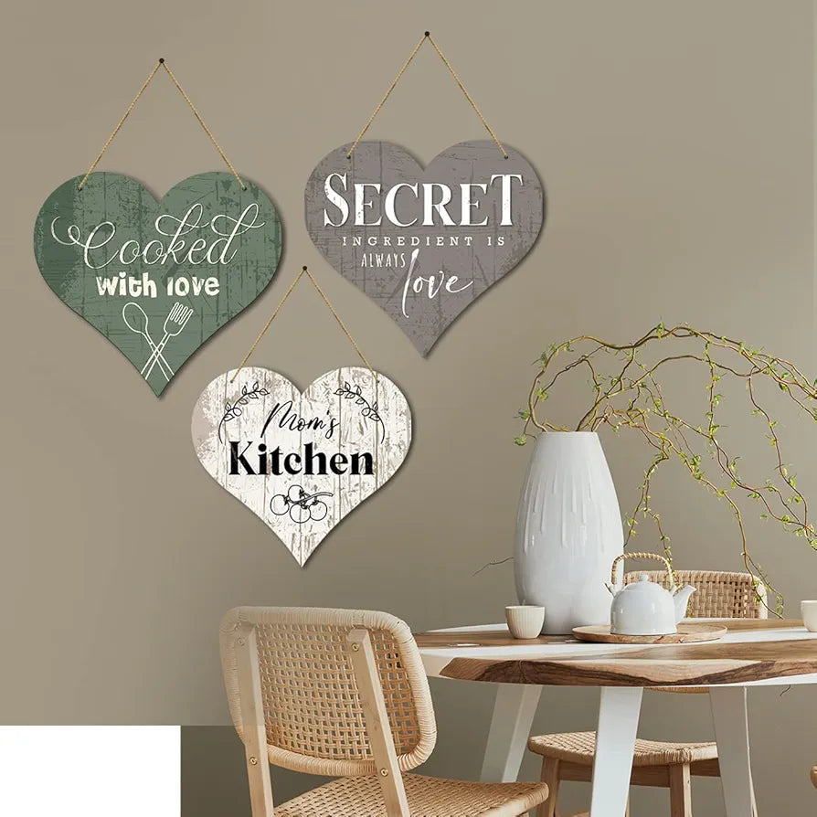 Kotart Modern Coocked With Love Wall Hangings For Living Room ART 2