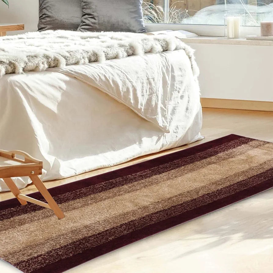 Kuber Industries Shaggy Carpet Polyester Bedside Runner Soft Rug for Hall Offices Kitchens Bedroom