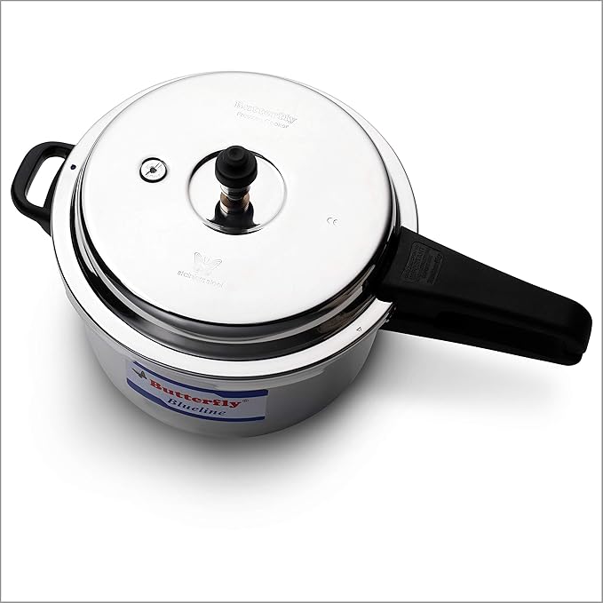 Butterfly Blue Line Stainless Steel Outer Lid Pressure Cooker
