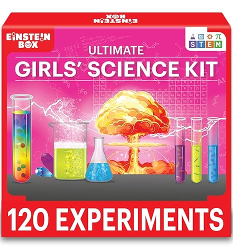 Einstein Box Ultimate Girls Science Kit for Girls Birthday Gift Stem L ...
