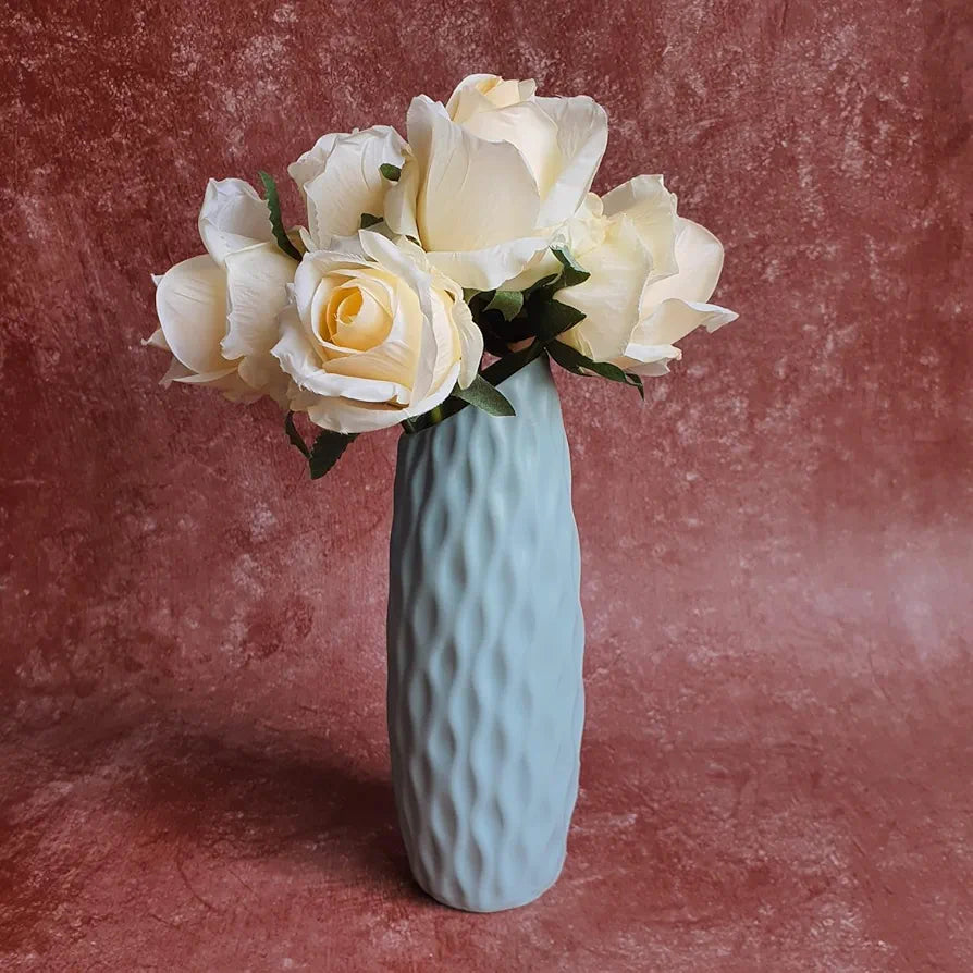 Artificial Rose Flower Fabric Bouquet for Home Decor Pink