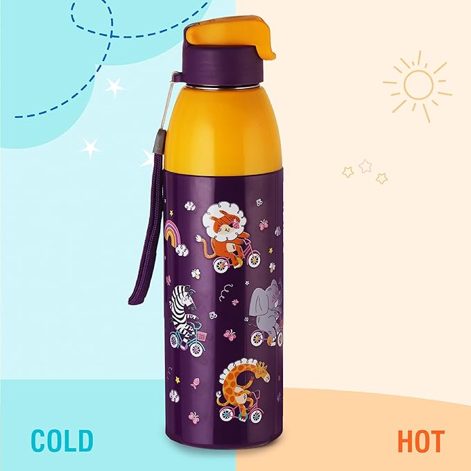 Cello Kidzbee Uranus 600 Wild Wheels Water Bottle | 540 ml
