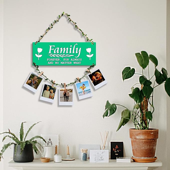 Sehaz Artworks Wooden Clips for Photo Hanging Photo Frames for Wall Decoration