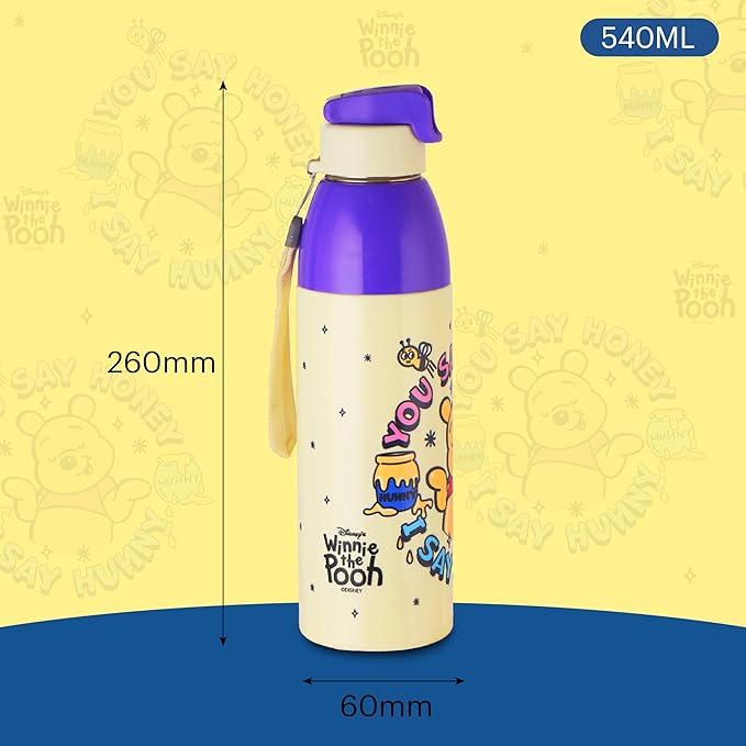 Cello Kidzbee Uranus 600 Hunny Bear Water Bottle | 540 ml