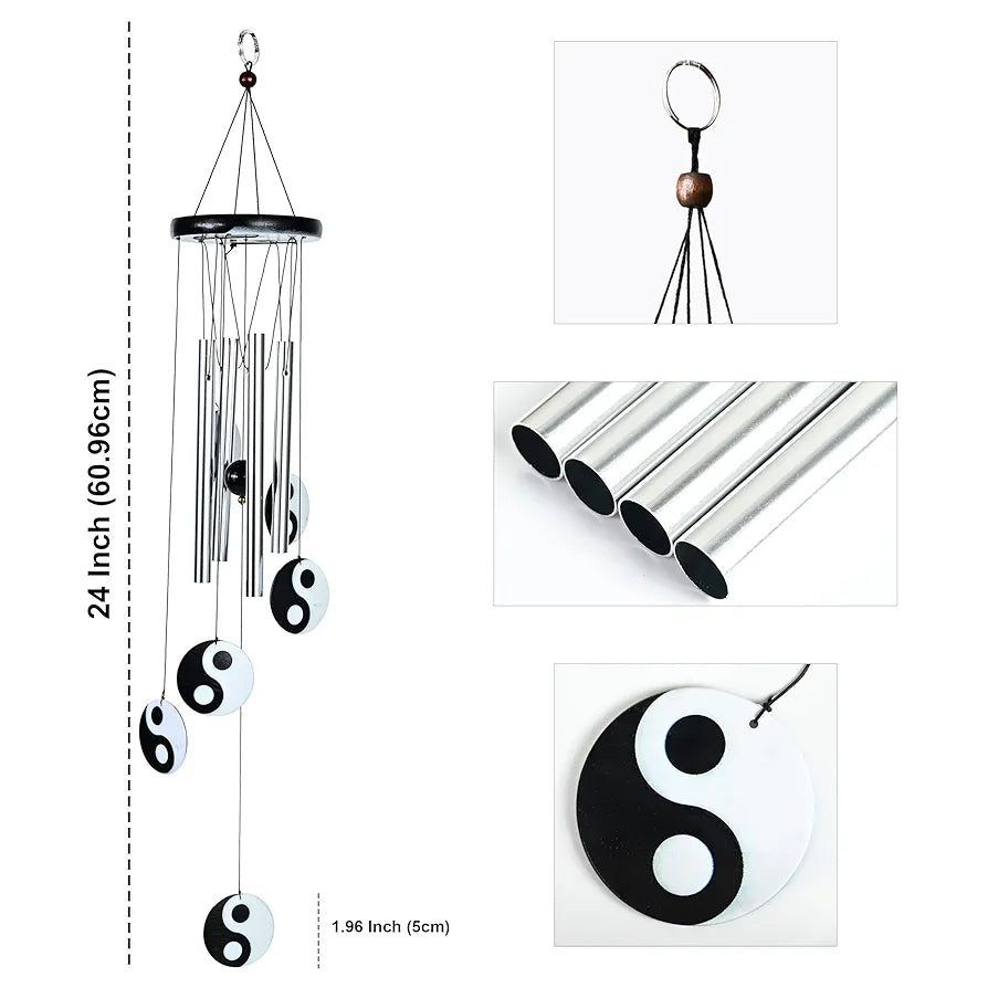 Zaicus Wind Chimes Elegant Wind Chime Yin-Yang Wind Chime-001