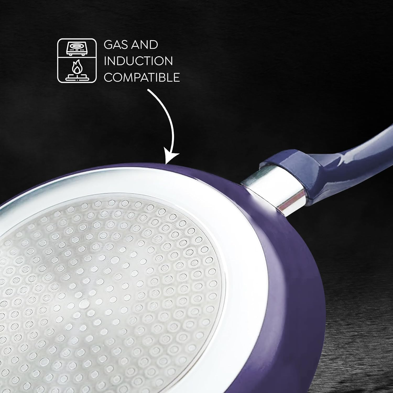 Prestige Ceraglide Ceramic Coated 20 cm Non-Stick Fry Pan | Consumes Less Oil