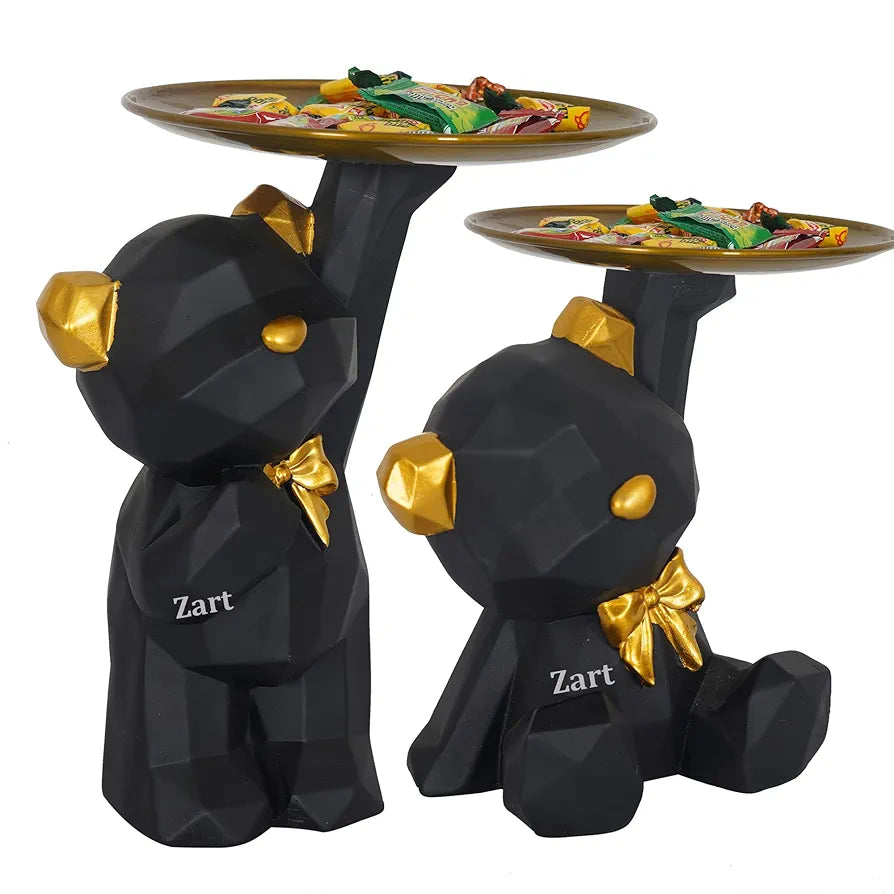 Zart Cool Dog Showpiece for Home Decor Showpiece Dog Platter