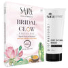 Sara Beauty Bridal Glow Facial Kit With Gold Haldi & Gotu Cola For Instant Brightening & Whitening Skin | Suitable For All Skin Types - 41gm with Oxy D-Tan Mask - 175gm (Combo pack)