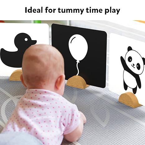Skillmatics Large Flash Cards for Babies & Infants High Contrast Newborn Visual Stimulation