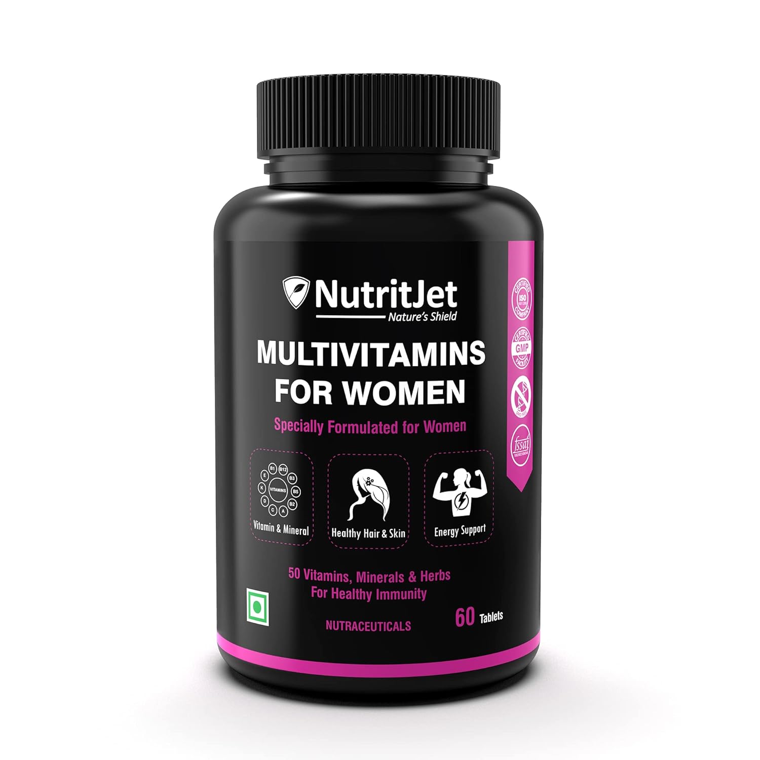 NutritJet Multivitamin For Women Tablets - 60 Tabs