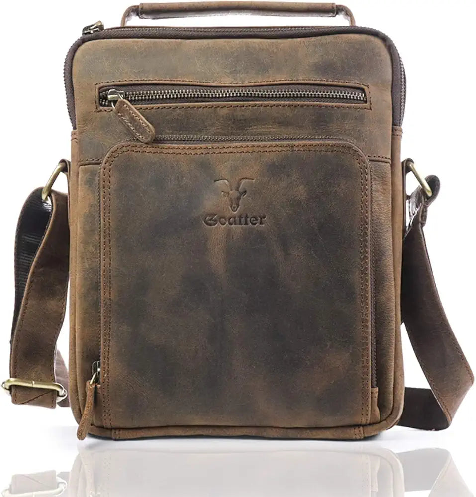 Goatter Men's Genuine Leather 11.5