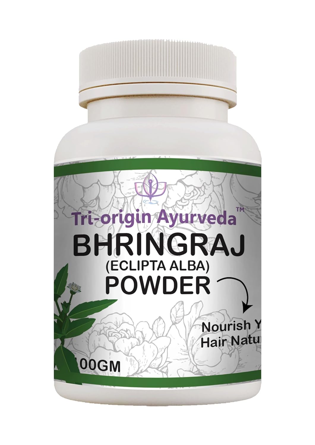 Tri-Origin Ayurvedic Powders (Amla, Reetha, Shikakai, Bhringraj, and Hibiscus) 5 Pack 100g Each - 500 gms