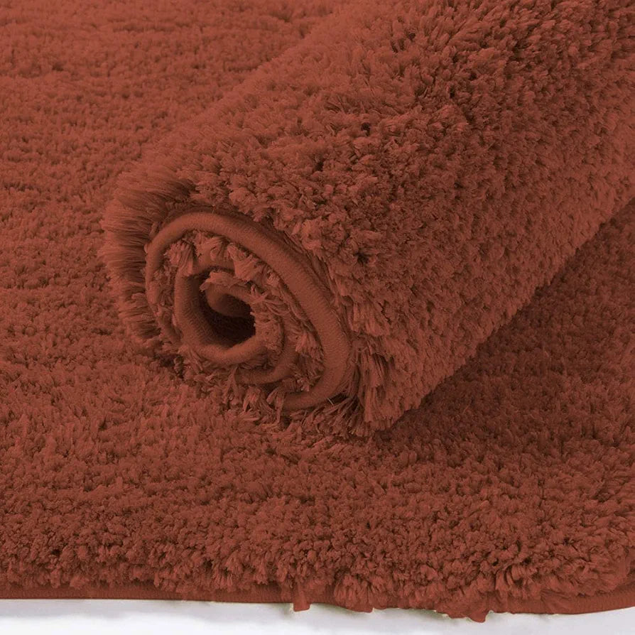 Luxe Home International Runner Super Soft Anti Skid Newman Rug For Bedroom  Rectangular Colour Rust