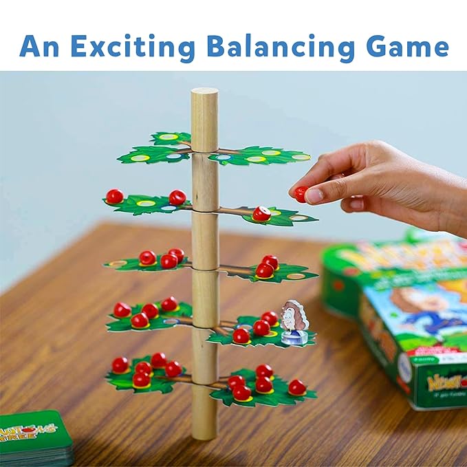 Skillmatics Educational Game Newton's Tree Balancing Stacking Strategy and Skill Building Game