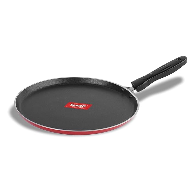 Sumeet 2.6mm Non Stick Dosa Tawa - 26.5cm Dia (Red)