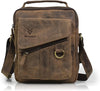 Men's Hunter Leather Messenger Bag | Dark Brown
