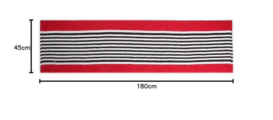 Saral Home Stripe Designer Soft Cotton Durable & Washable Multipurpose Rugs