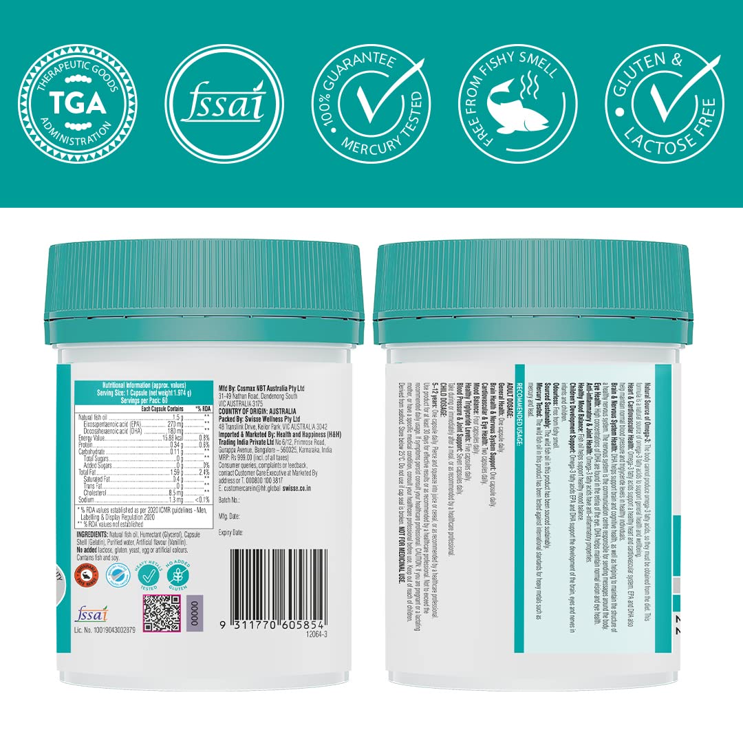 Swisse Fish Oil Omega 3