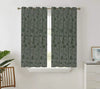 Cloth Fusion Sheer Curtain Window 5 feet Rose-Grey