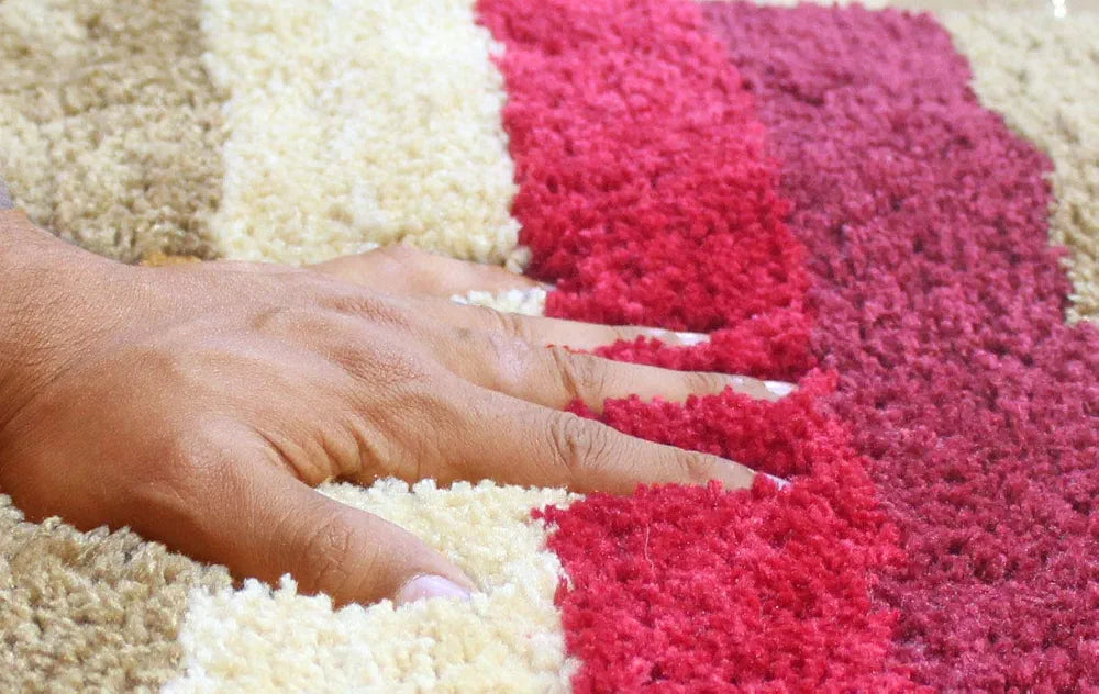 Luxe Home Jericho Doormat 2500 GSM Super Soft Microfiber Anti-Skid Mat ColourCherry 60x90 cm