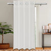 Kuber Industries Door Curtain Sheer Door Curtains Parda for Lining Net Cream Colour