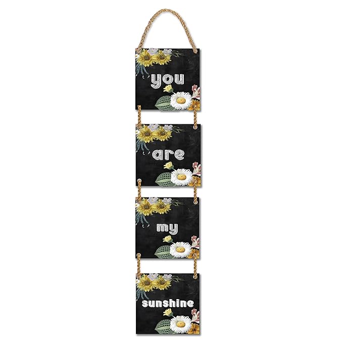 Sehaz Artworks Sunflower Wall Hangings Home Decor Items Stylish Living Room  - 4-0013