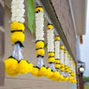 Marigold-Jasmine Hangings Marigold-Jasmine-Lily-Green Leaves Hangings