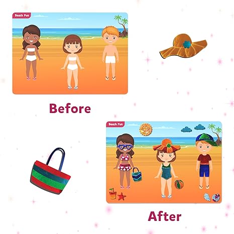 Skillmatics Art & Craft Activity Foil Fun Dress Up No Mess Art for Kids Creative Activity