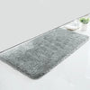 Luxe Home International Microfiber Bath Mat Super Soft Non Slip 60x90 cm Colour Silver