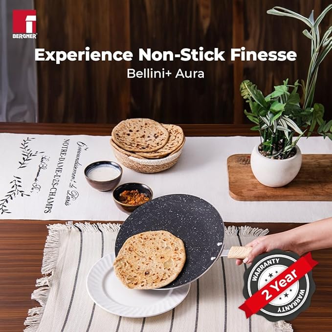 Bergner Bellini Plus Aura 5-Layer Non-Stick 28 cm Roti Tawa