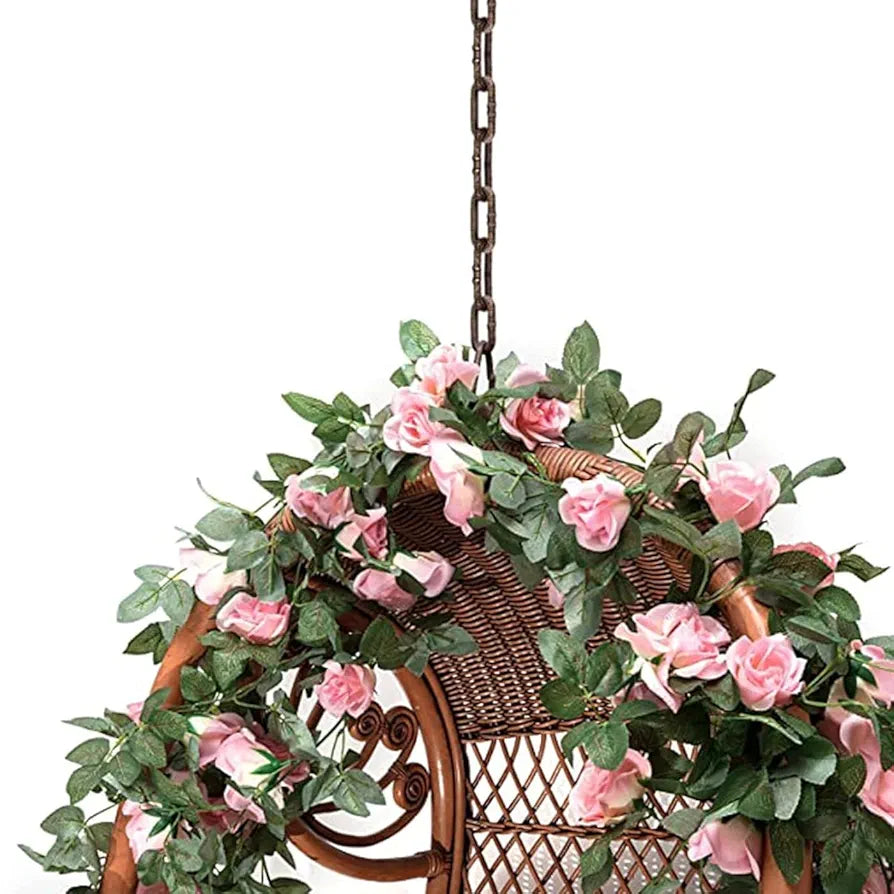 Artificial Flower Vine Garland Creeper 69 Small Rose  Garland for Decoration Pack of 2