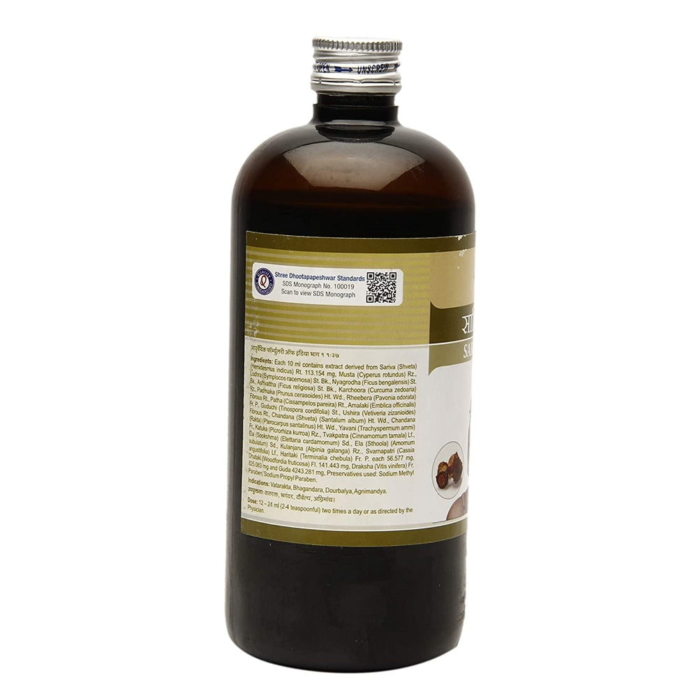 Dhootapapeshwar Sarivadyasava - 450 ml
