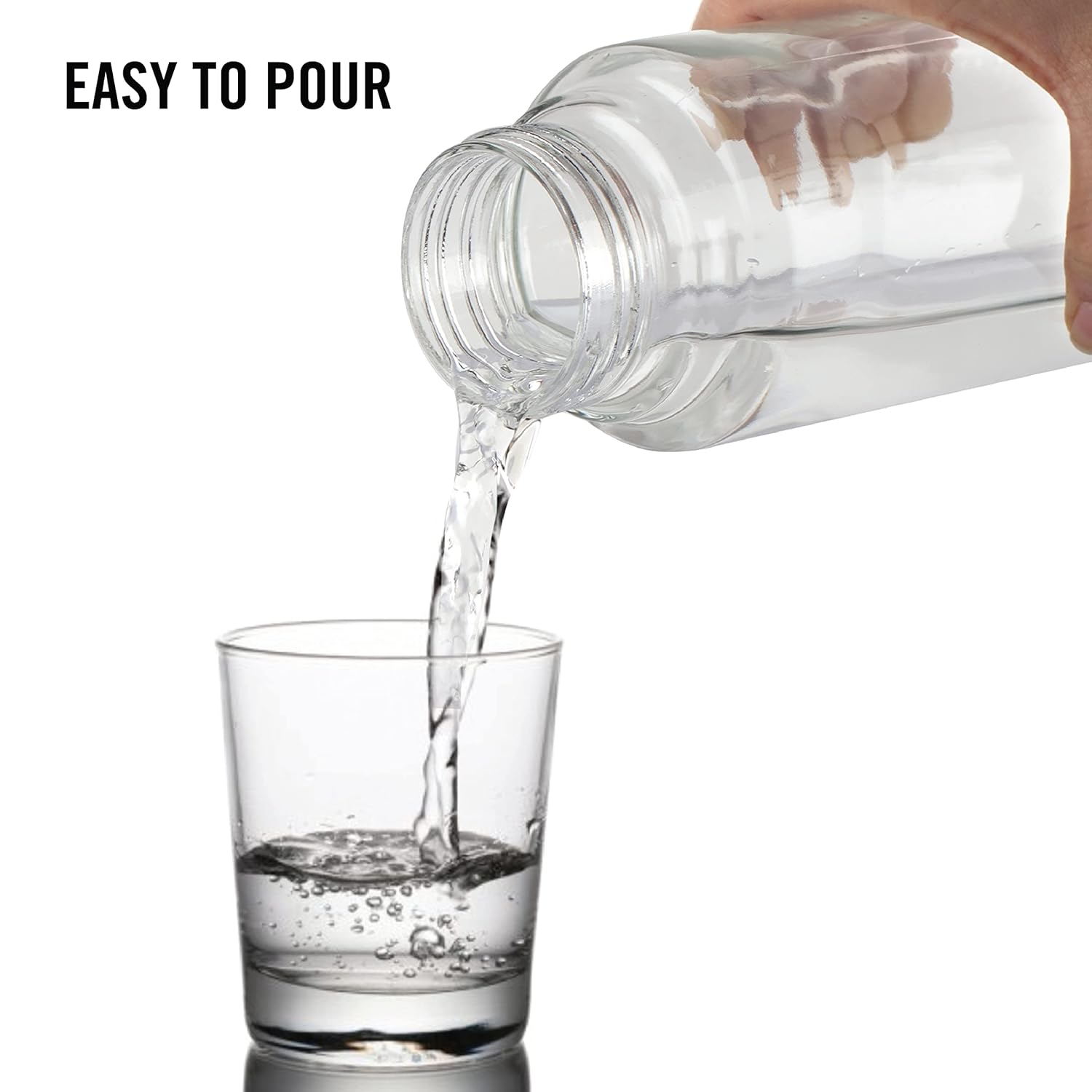 Cello H2o Steelox Glass Water Bottle | 920 Ml | Set of 3 | Silver