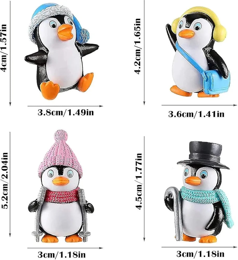 Satyam Kraft 1 Set  Resin Penguin Miniature Figurines