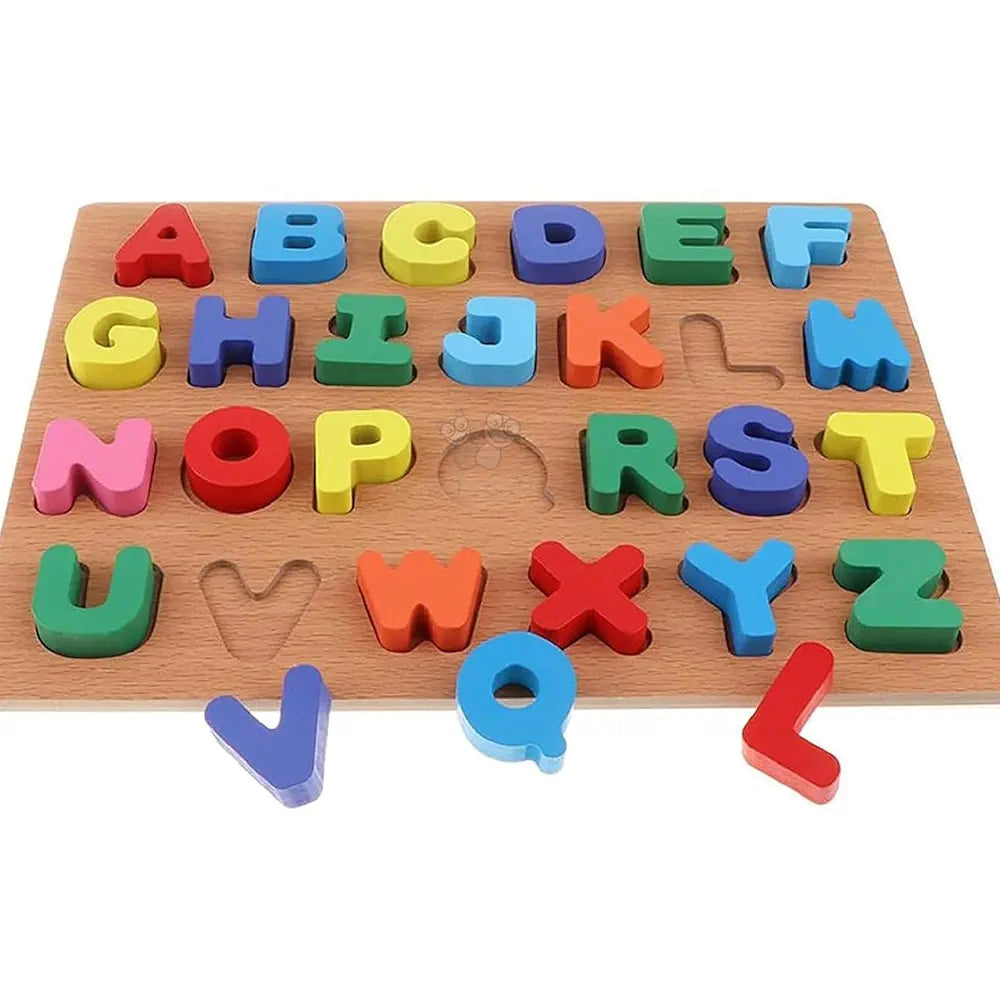 Trinkets & More ABC Capital Alphabet Letter Puzzles Game Board for Toddlers Kids Educational Learning Toys 2+Years 