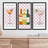 Kotart - Framed Posters for Cafe/Restaurant Cocktails  Set of 3