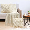 Sajavat Home Pure Cotton 3 Seater Sofa Throw Colour Beige
